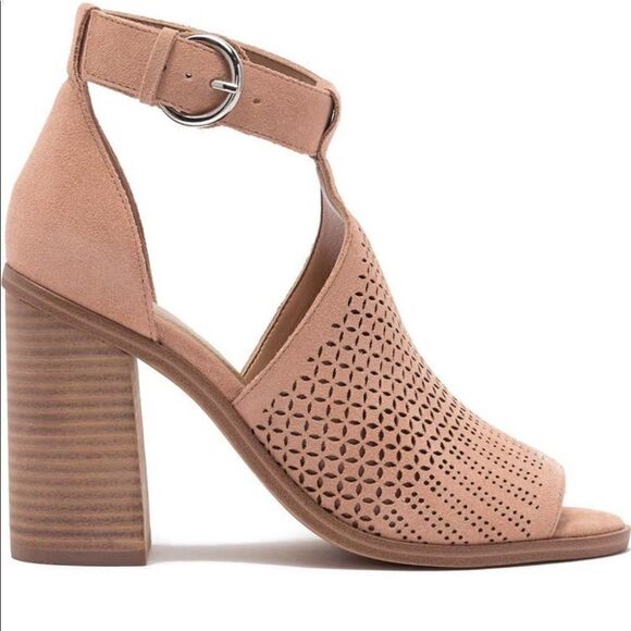 🆕 Marc Fisher leather open toe sandals pink 8  - Picture 3 of 10